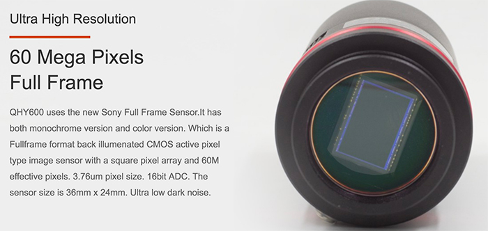 Анонсирована первая камера с 60-мегапиксельным сенсором Sony